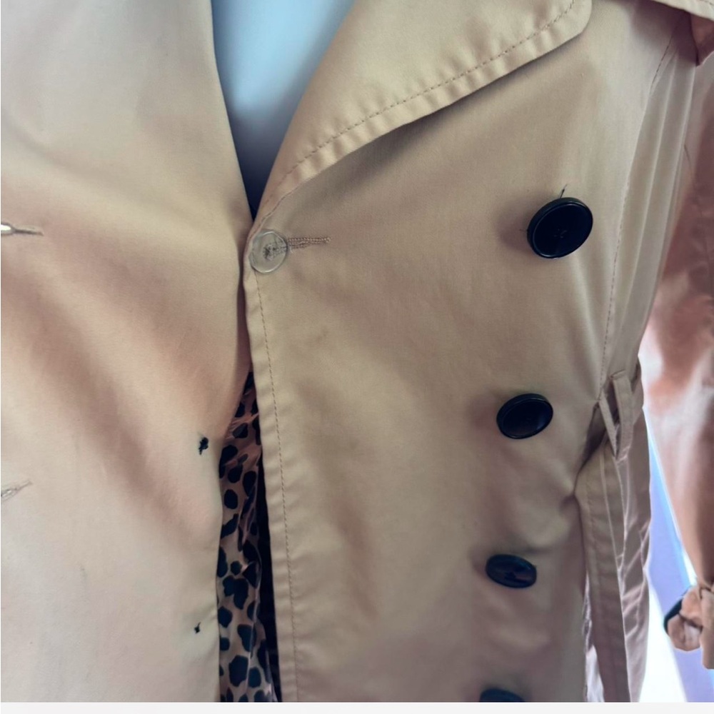 H&M Beige Trench coat - Picture 4 of 6